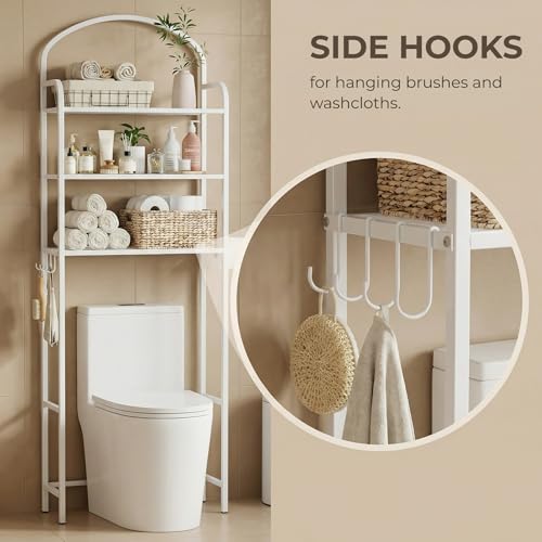 3 Tier Over The Toilet Storage Rack, Bathroom Organizer - Image 5