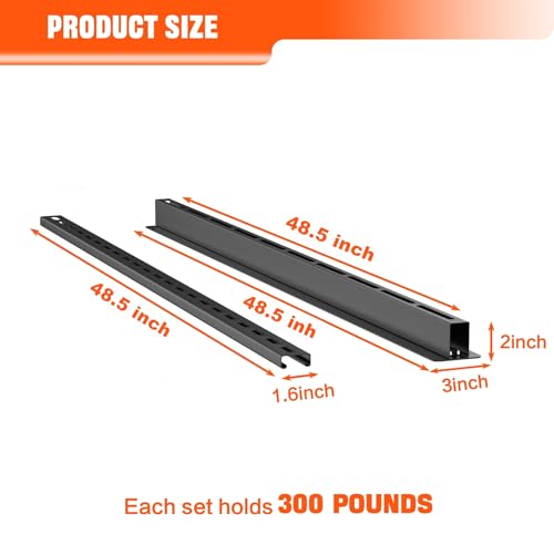 TORACK Garage Ceiling Bin Storage Rack, Overhead Tote | Garage Storage - Image 3