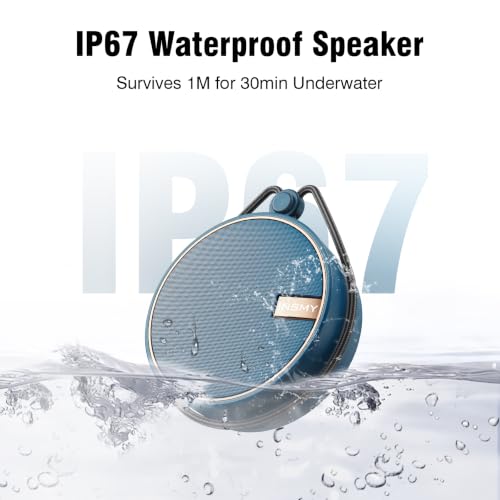 INSMY C12 IP67 Waterproof Shower Bluetooth Speakers Portable - Image 3