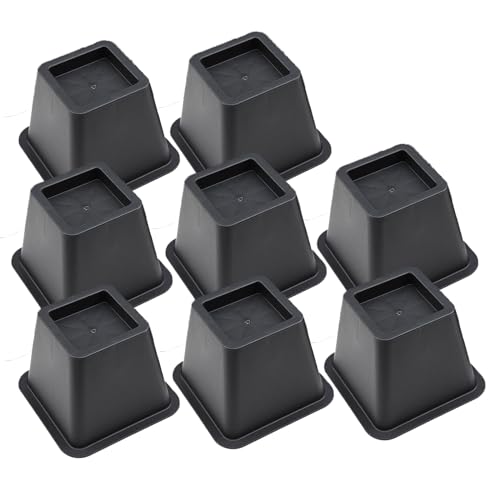 Bed Risers 4 Inch, Heavy Duty Square Furniture Frame | All Products - Image 2
