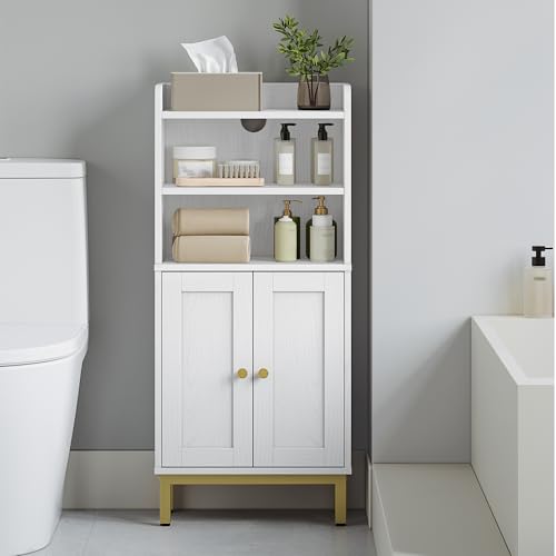 Hzuaneri Bathroom Storage Cabinet, Small Floor Cabinet - Image 2