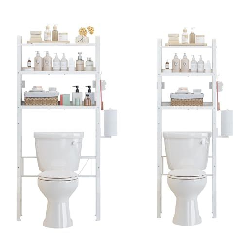 Over the Toilet Storage Shelf 3-Tier Adjustable Bath | All Products - Image 2