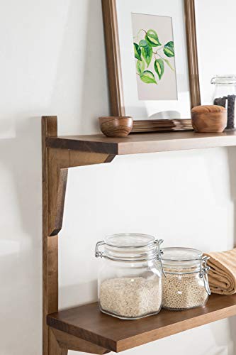 Kate and Laurel Meridien Farmhouse Wood Shelves, 24 x 8 x 24 - Image 5