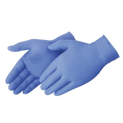 BioSkin Nitrile Exam Grade Disposable Gloves, 6 Mil - 2X-Large | Powder-Free, Chemical + Puncture Resistant, Textured | for Medical, Industrial, Janitorial, Food Service (Box of 50)