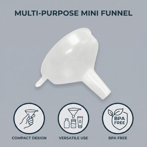 4Pcs 2.24" Plastic Funnel Set for Water Bottle Powder - Image 5
