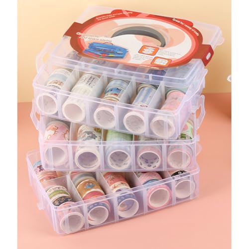 Washi Tape Box Organizer Storage,Divider Closet Container - Image 6