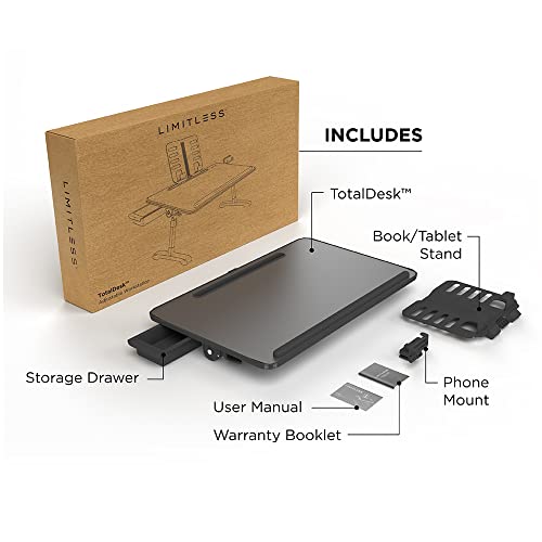 Limitless TotalDesk Portable Modern Workstation and Lap Desk - Image 5