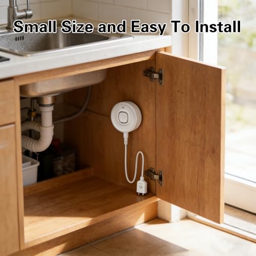 Water Alarm Leak Detector, Water Leak Detector with Cable - Image 6
