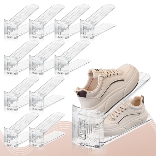 FENRUNXU Shoe Slots Organizer for Closet,12PACK Shoe Stacker Shoe - Image 3