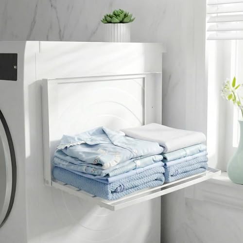 Magnetic Laundry Shelf, 24-Inch Adjustable Washer Storage Rack - Image 2