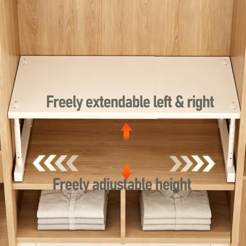 Adjustable Closet Shelf Organizer, Expandable Storage Rack - Image 8