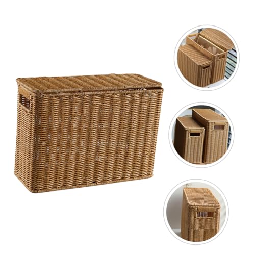 OSALADI Woven Basket with Lid and Handle 14.96 X 10.62 X 5.90 - Image 5