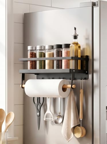 Magnetic Spice Rack for Refrigerator Fridge Side Organizer - Image 2