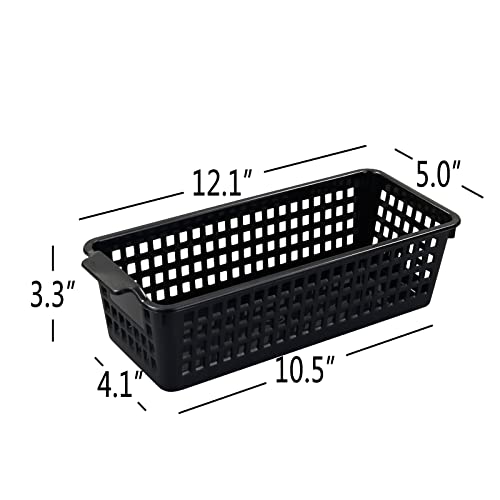 Slim Plastic Basket Storage Basket, 6 Packs - Image 3