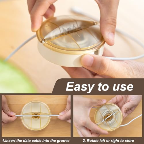 Retractable Cable Organizer - Cord Retractor & Travel Cable - Image 4