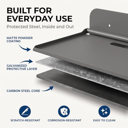 Foldable Wall Shelf, Space Saving Tray for Small Space - Image 8