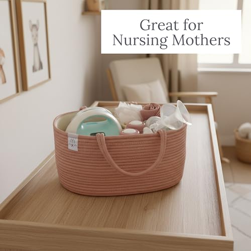 Natemia Diaper Caddy Organizer - Portable Rope Handles & 3 - Image 4