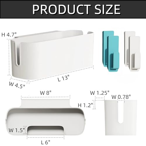 Bedside Caddy Organzier, Bunk Bed Shelf Accessories for Dorm - Image 3