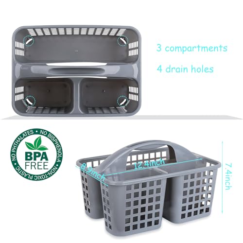 Portable Shower Caddy Basket Plastic Storage Basket - Image 6