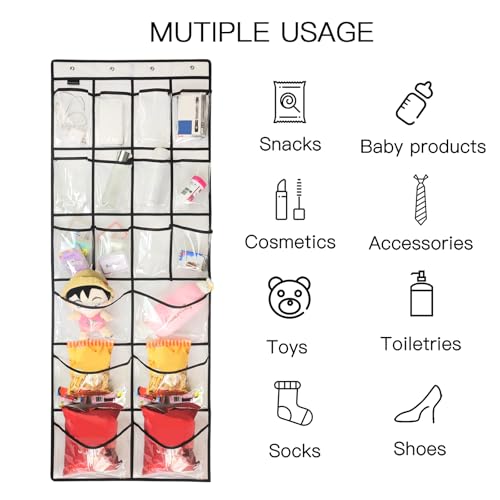 Extra Large Hanging Crystal Clear Over Door Shoe Org | All Products - Image 5