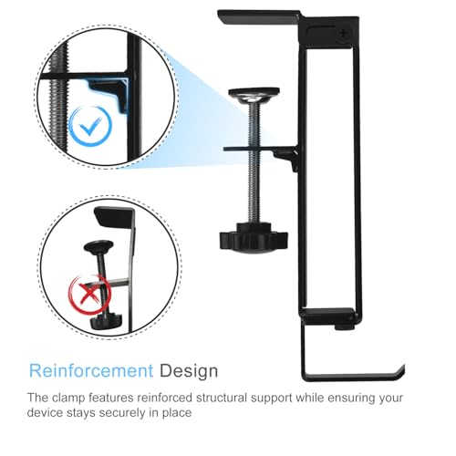 IFCASE No Drill Adjustable Desk Side Laptop Mount | Phone & Computer - Image 4