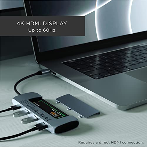 Satechi Hybrid USB-C Multiport Adapter, M.2 SATA SSD Enclosure - Image 4