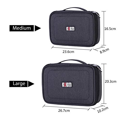 BUBM Electronic Organizer, Double Layer Travel Gear Bag - Image 7