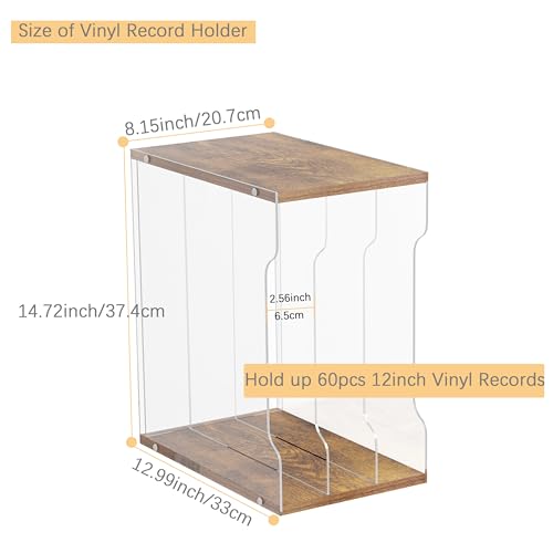 Now Playing Vinyl Record Stand,Record Stand Display Record - Image 3