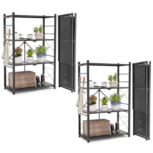EAGLE PEAK Foldable Greenhouse Shelving, 4-Tier Plant Stand - Image 2