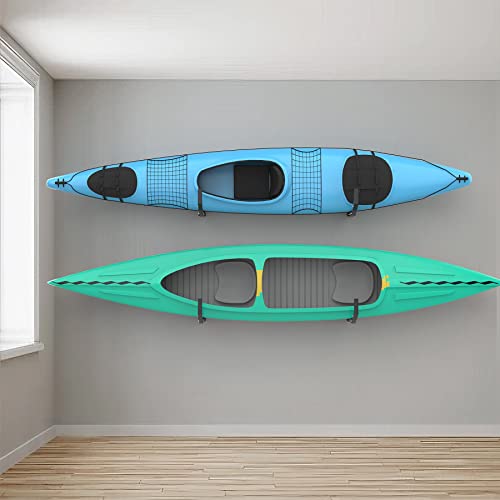 WALMANN Wall Mount Kayak Storage Rack, Kayak Hooks for Garage - Image 3