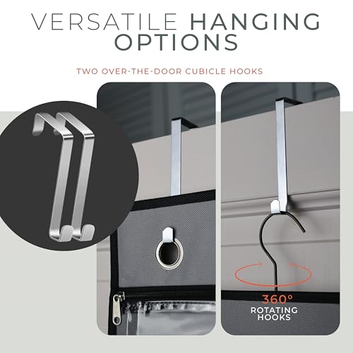 Hanging Wrapping Paper Organizer 63", Over-the-Door Gift - Image 5