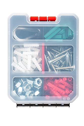 Mini Parts Organizer Box – Small Hardware Storage Case with 6 - Image 5
