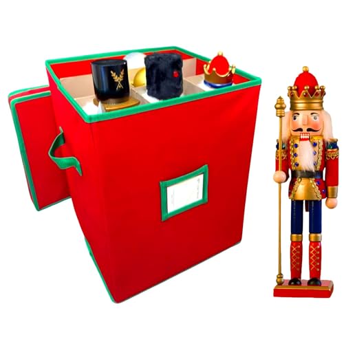 Large Christmas Nutcracker Storage Container | Home Organization - Image 2