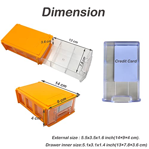 Stackable Storage Drawers Set of 20 with Dividers and Paper - Image 4