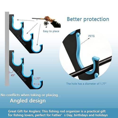 Fishing Rod Holders & Pole Holders for Garage, Wall - Image 7