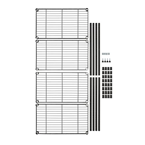 Amazon Basics 4-Shelf Steel Wire Storage Shelves for Garage - Image 8
