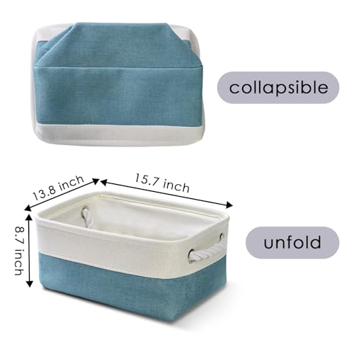 TheWarmHome Storage Bins for Shelves - Small 6 Pack 11.8x7.8x5.2 - Image 7