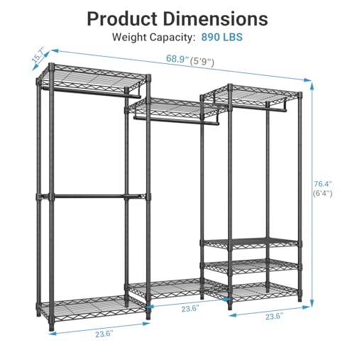 VIPEK V5 Heavy Duty Clothes Rack, Freestanding Modul | All Products - Image 6