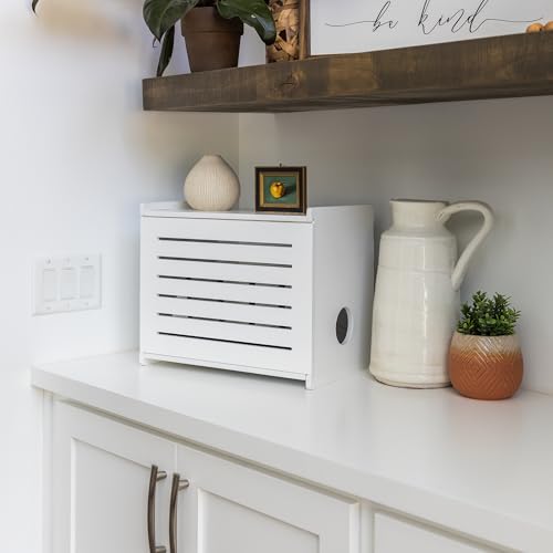 WiFi Router Storage Cabinet Router Box Hider WiFi Box Hider Shelf - Image 3