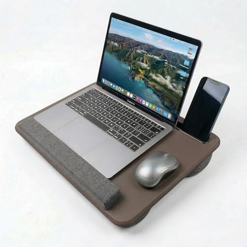 Portable Lap Laptop Desk with Pillow Cushion, Fits up to 15.6 - Image 2