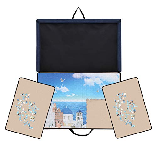 Becko US 1000 Piece Puzzle Board, Portable Case with Trays - Image 7