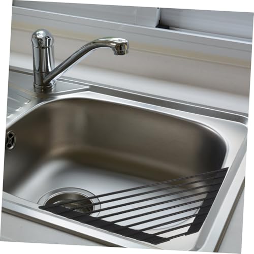 Triangular Stainless Steel Sink Draining Rack for Dishes - Image 8