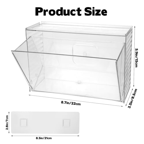 Rainmae Dishwasher Detergent Pod Holder Clear Acrylic Wall - Image 4