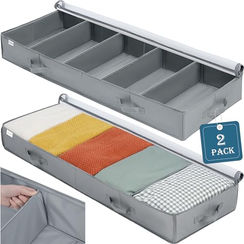 Under Bed Storage Containers, 2 Pack Under the Bed Bags - Image 2