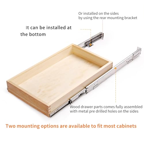 Mulush 32''W x 21''D x 3''H Pull Out Cabinet Drawer | All Products - Image 6