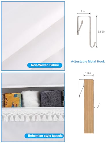 Over Door Organizer - Boho Nursery Hanging Organizer with Tassels - Image 6