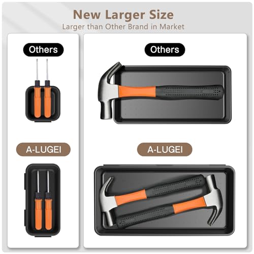 A-LuGei 【𝗠𝗶𝗹𝗶𝘁𝗮𝗿𝘆 Grade】 Tool Box Organizer Garage - Image 3