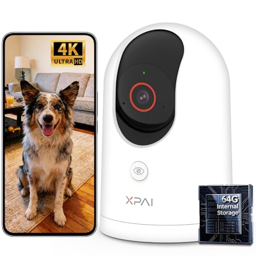 4K UHD Indoor Camera, 64G Built-in Storage No Subscription - Image 2