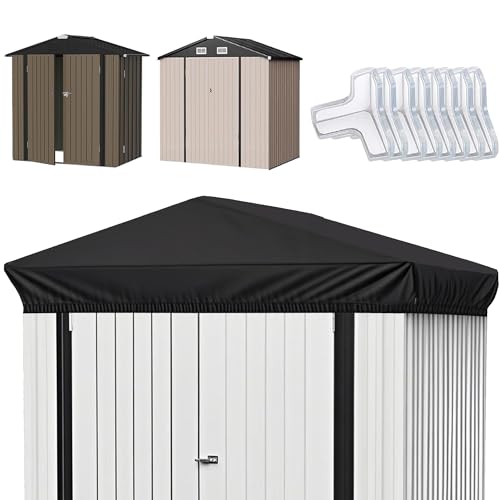6x4 Ft Durable Slooping Roof Shelter Cover Pressure Rubberized - Image 2