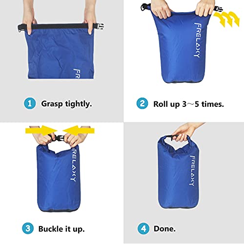 Frelaxy Dry Bag 5 Pack, Ultralight Waterproof Dry Sack - Image 7